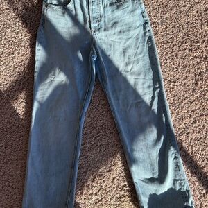 Denim Forum High Rise Jeans - Light Blue
